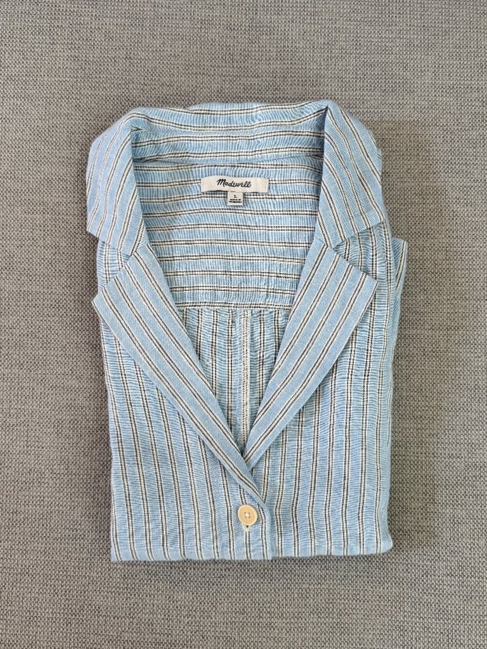 Madewell Womens Oversized Boxy 100% Linen Shirt
